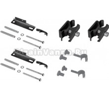Кронштейн Arbonia ZB0282 0001 RAL 9005 matt черный + ZB0281 RAL 9005 matt + ZB0280 0002 RAL 7024 x 2