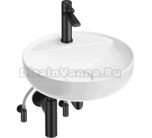 Комплект Wellsee Chalice Perfection 201004347 глянцевый белый, матовый черный, 5 в 1