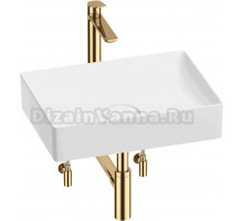 Комплект Wellsee Pure BY Wellsee 201004408 глянцевый белый, золото, 5 в 1