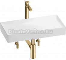 Комплект Wellsee Pure BY Wellsee 201004458 глянцевый белый, золото, 5 в 1