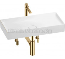 Комплект Wellsee Pure BY Wellsee 201004463 глянцевый белый, золото, 5 в 1