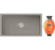 Комплект Мойка Omoikiri Mikura 83-CC cappuccino coffee + Измельчитель Nagare 500