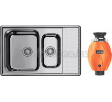 Комплект Мойка Omoikiri Sagami 79-2-IN + Измельчитель Nagare 500