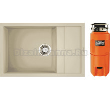 Комплект Мойка Omoikiri Sumi 78-LB ваниль + Измельчитель Nagare slim 1250