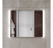 Зеркало DIWO Краснодар 80x60 см, c подсветкой в ванную, с регулировкой яркости подсветки, влагозащитное, сенсорное