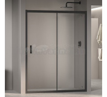 Душевая дверь в нишу RGW Passage PA-016 B 150 см, профиль черный, стекло прозрачное