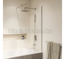 Шторка на ванну RGW Screens SC-050 70 см, профиль хром, стекло прозрачное