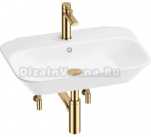 Комплект Wellsee Eclatant 201005413 глянцевый белый, золото, 5 в 1