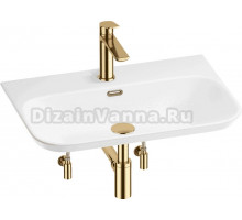 Комплект Wellsee Eclatant 2.0 201005428 глянцевый белый, золото, 5 в 1