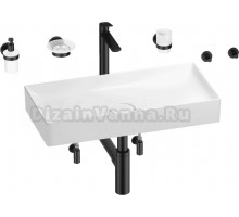 Комплект Wellsee Pure BY Wellsee 201006512 белый глянцевый, черный матовый, 9 в 1