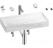 Комплект Wellsee Pure BY Wellsee 201006516 белый глянцевый, хром, 9 в 1