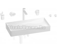 Комплект Wellsee Pure BY Wellsee 201006535 белый глянцевый, белый матовый, 9 в 1