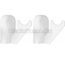 Кронштейн Royal Thermo Design 100 белые, 2 шт