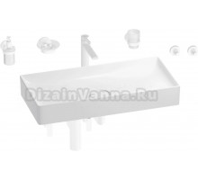 Комплект Wellsee Pure BY Wellsee 201006540 белый глянцевый, белый матовый, 9 в 1
