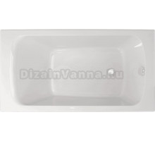 Акриловая ванна ARAGUT Кама 130x70 см, пристенная, белая