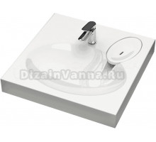 Раковина над стиральной машиной Reflection Gamma RX6060GM 60x60 см, белый, с кронштейнами