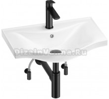 Комплект Wellsee Bisou 201005157 глянцевый белый, матовый черный, 5 в 1