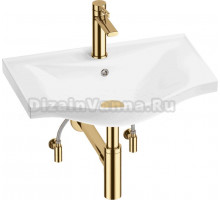 Комплект Wellsee Bisou 201005163 глянцевый белый, золото, 5 в 1