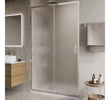 Душевая дверь в нишу BelBagno Luce BF-1-120-P-Cr профиль хром, стекло рифленое