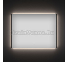 Зеркало Wellsee 7 Rays’ Spectrum 90х70 с подсветкой, черное