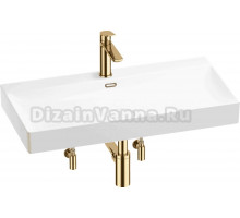 Комплект Wellsee Bromance 201005528 глянцевый белый, золото, 5 в 1