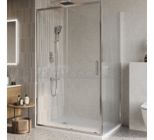 Душевой уголок BelBagno Luce AH-1-110/100-C-Cr профиль хром, стекло прозрачное