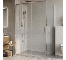 Душевой уголок BelBagno Luce AH-1-130/90-C-Cr профиль хром, стекло прозрачное
