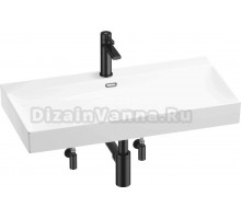 Комплект Wellsee Bromance 201005532 глянцевый белый, матовый черный, 5 в 1