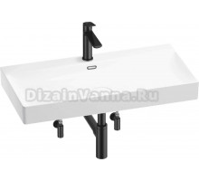 Комплект Wellsee Bromance 201005557 глянцевый белый, матовый черный, 5 в 1