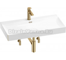 Комплект Wellsee Bromance 201005558 глянцевый белый, золото, 5 в 1