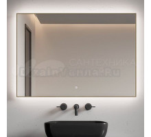 Зеркало Armadi Art 543 100х70 с подсветкой, диммером, с антизапотевателем, золото
