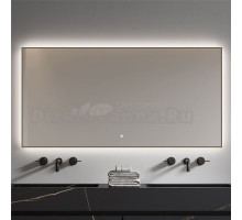 Зеркало Armadi Art 543 140х70 с подсветкой, диммером, с антизапотевателем, матовое золото