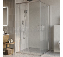 Душевой уголок BelBagno Luce A-22-80+25-C-Cr профиль хром, стекло прозрачное