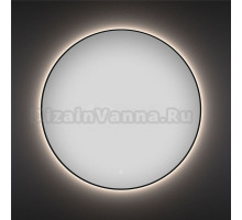 Зеркало круглое Wellsee 7 Rays’ Spectrum 60 с подсветкой, черное