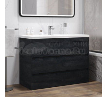 Тумба под раковину без столешницы Art&Max Family-M 100 напольная, hard coal