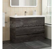 Тумба под раковину без столешницы Art&Max Family-M 100 напольная, iron stone