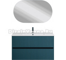 Мебель для ванной комнаты Art&Max Torino 100 подвесная, аквамарин