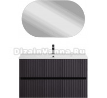 Мебель для ванной комнаты Art&Max Torino 100 подвесная, графит