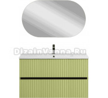 Мебель для ванной комнаты Art&Max Torino 100 подвесная, мята