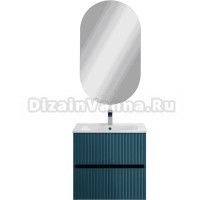 Мебель для ванной комнаты Art&Max Torino 60 подвесная, аквамарин