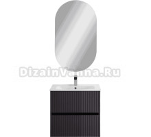 Мебель для ванной комнаты Art&Max Torino 60 подвесная, графит