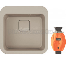 Комплект Мойка Omoikiri Tasogare 51 бежевая + Измельчитель Nagare 500