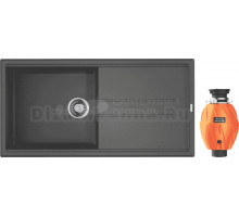 Комплект Мойка Omoikiri Tedori 100-PL платина + Измельчитель Nagare 500