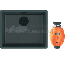 Комплект Мойка Omoikiri Yamakawa 55 Integra-DO deep ocean + Измельчитель Nagare 500