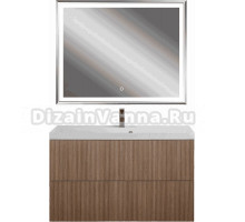 Мебель для ванной комнаты Art&Max Verona-Push 100 подвесная, kadena wood