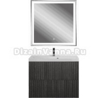 Мебель для ванной комнаты Art&Max Verona-Push 80 подвесная, kadena dark