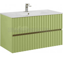 Тумба под раковину без столешницы Art&Max Elegant 100 подвесная, мята