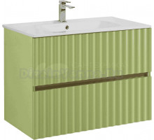 Тумба под раковину без столешницы Art&Max Elegant 80 подвесная, мята