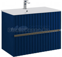Тумба под раковину без столешницы Art&Max Elegant 80 подвесная, сапфир