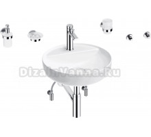 Комплект Wellsee Chalice Perfection 201006261 белый глянцевый, хром, 9 в 1